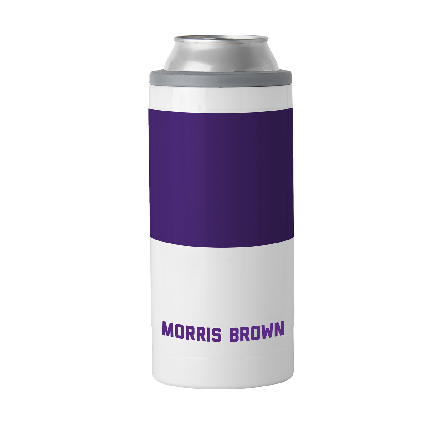 Morris Brown College 12oz Colorblock Slim Can Coolie