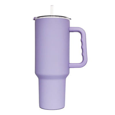 Greenville Drive Lavender 40oz Flipside Powder Coat Tumbler