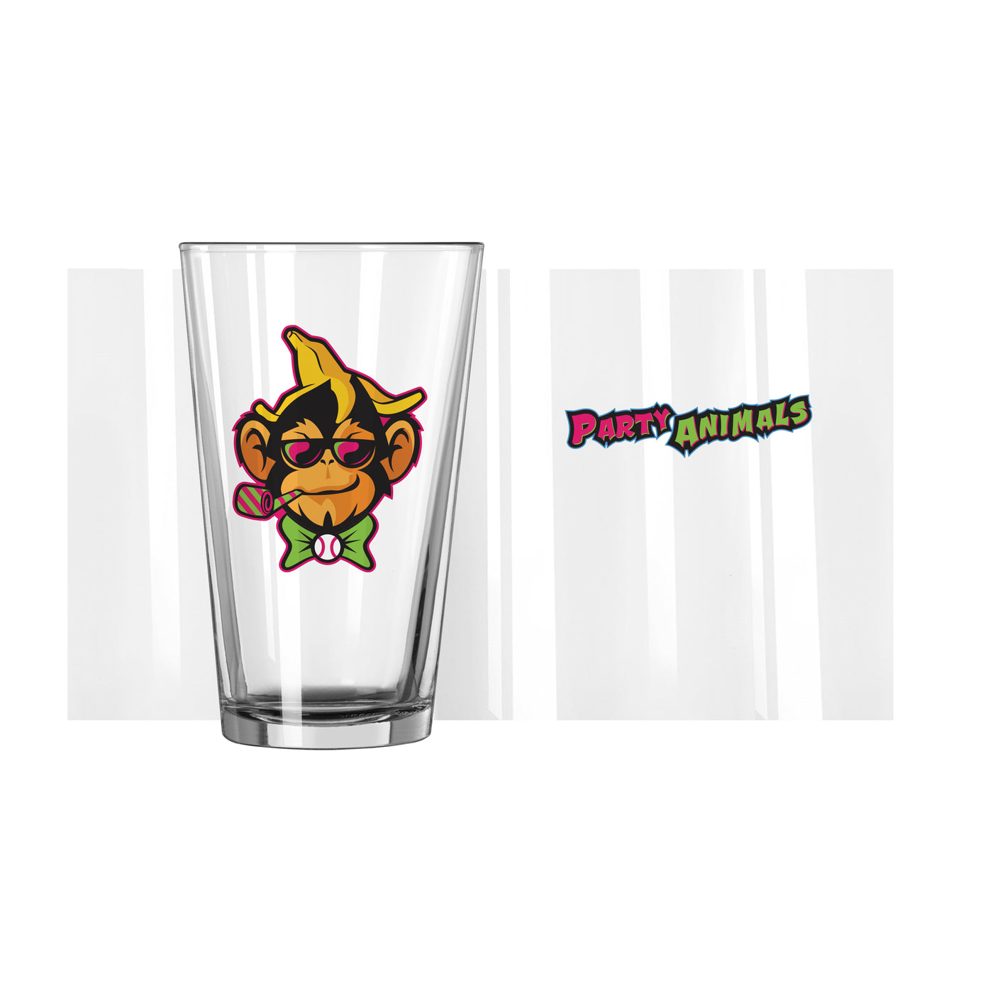 Savannah Party Animals 16oz Flipside Pint Glass