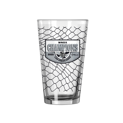 Las Vegas Aces 2025 WNBA Champions 16oz Pint Glass