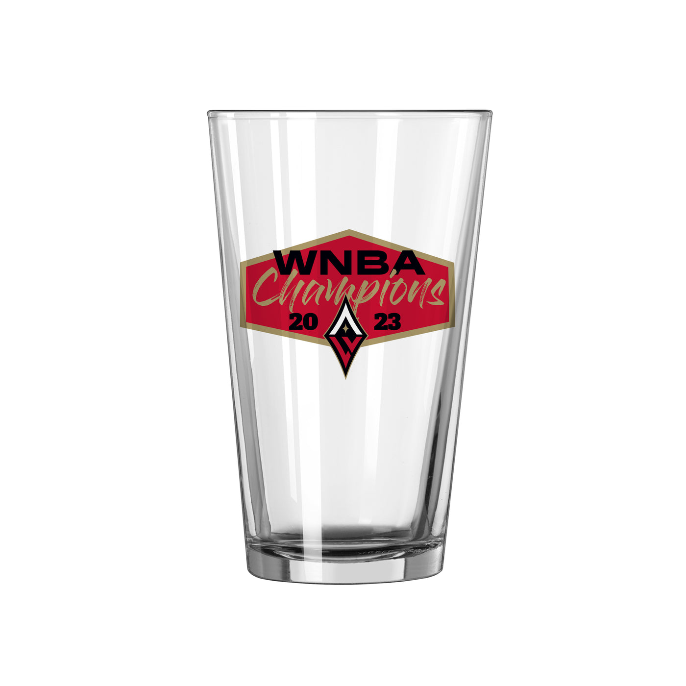 Las Vegas Aces 2023 WNBA Champions 16oz Pint Glass
