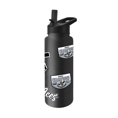 Las Vegas Aces 2025 WNBA Champions 34oz Quencher Bottle