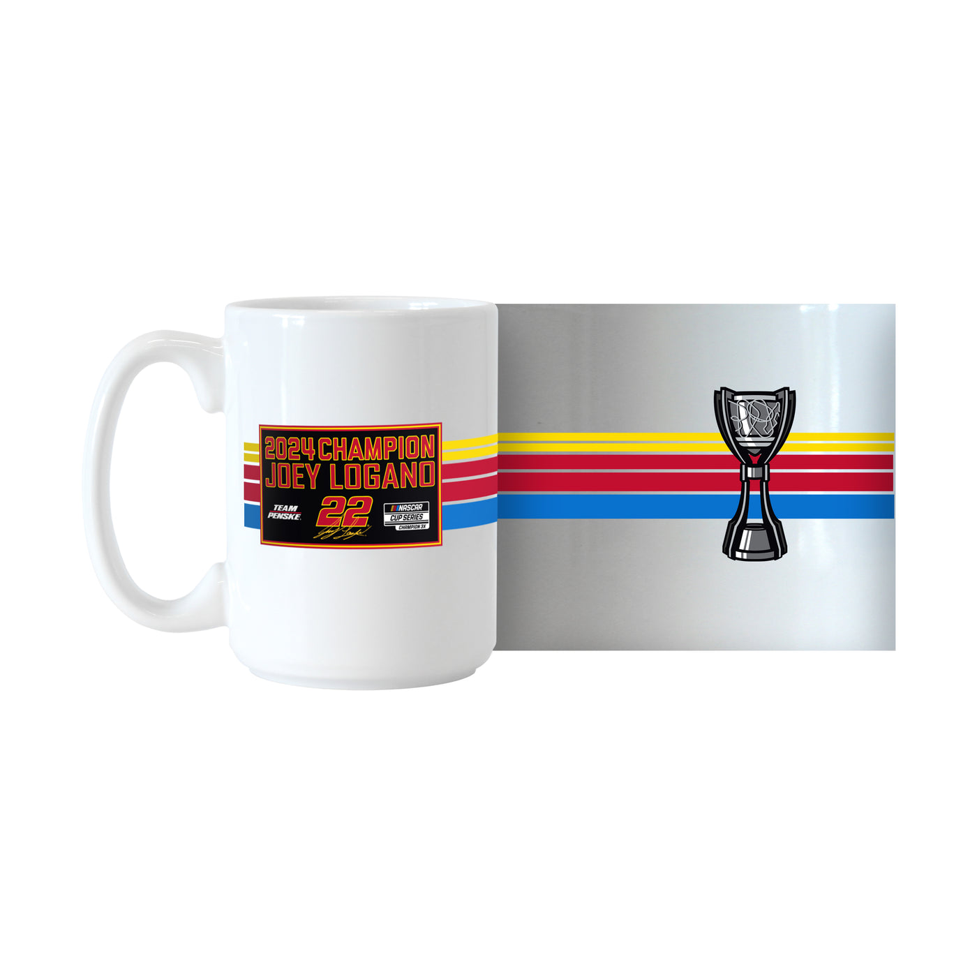 Joey Logano 2024 Nascar Cup Champions 15oz Sublimated Mug