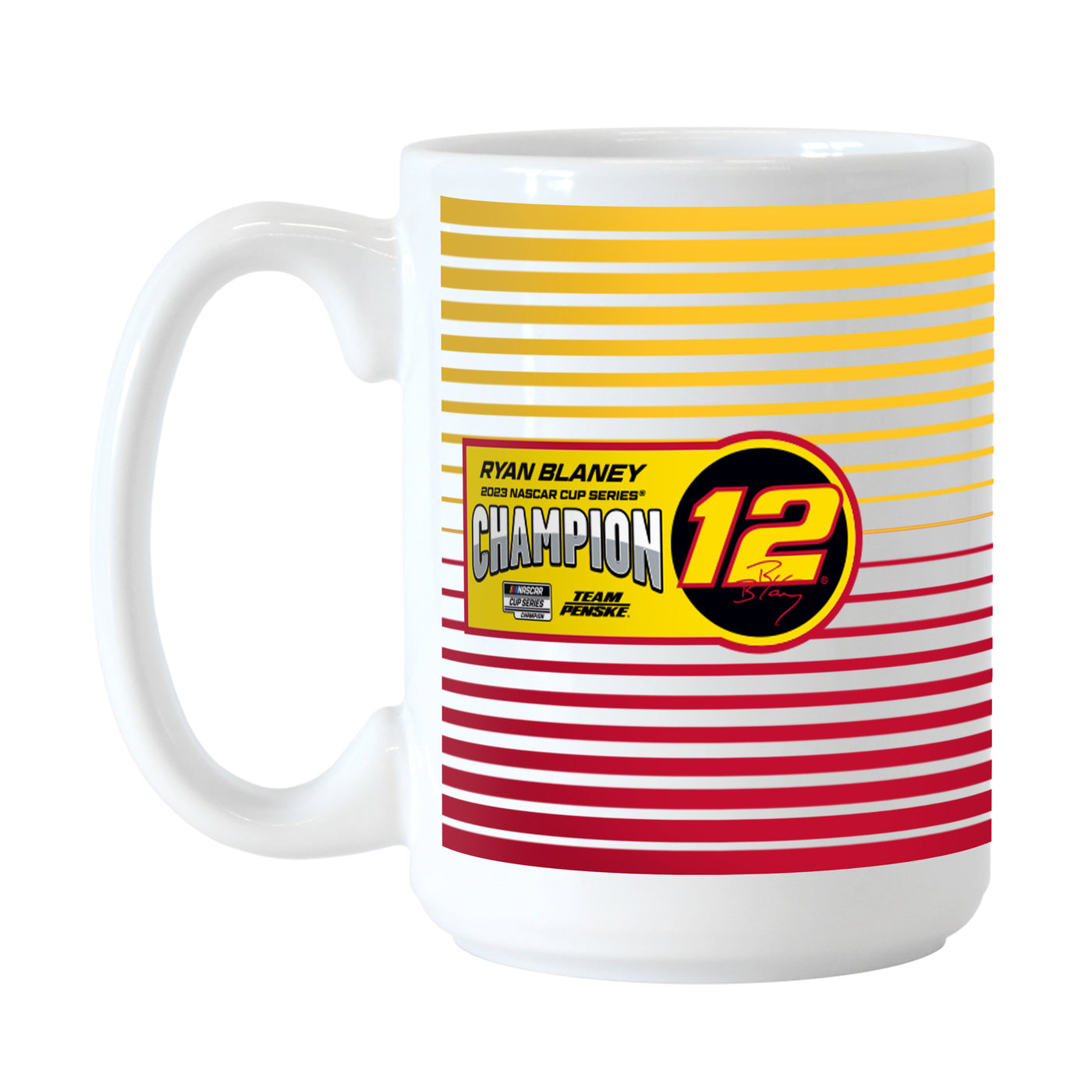 Ryan Blaney 15oz 2023 Nascar Cup Champ Sublimated Mug