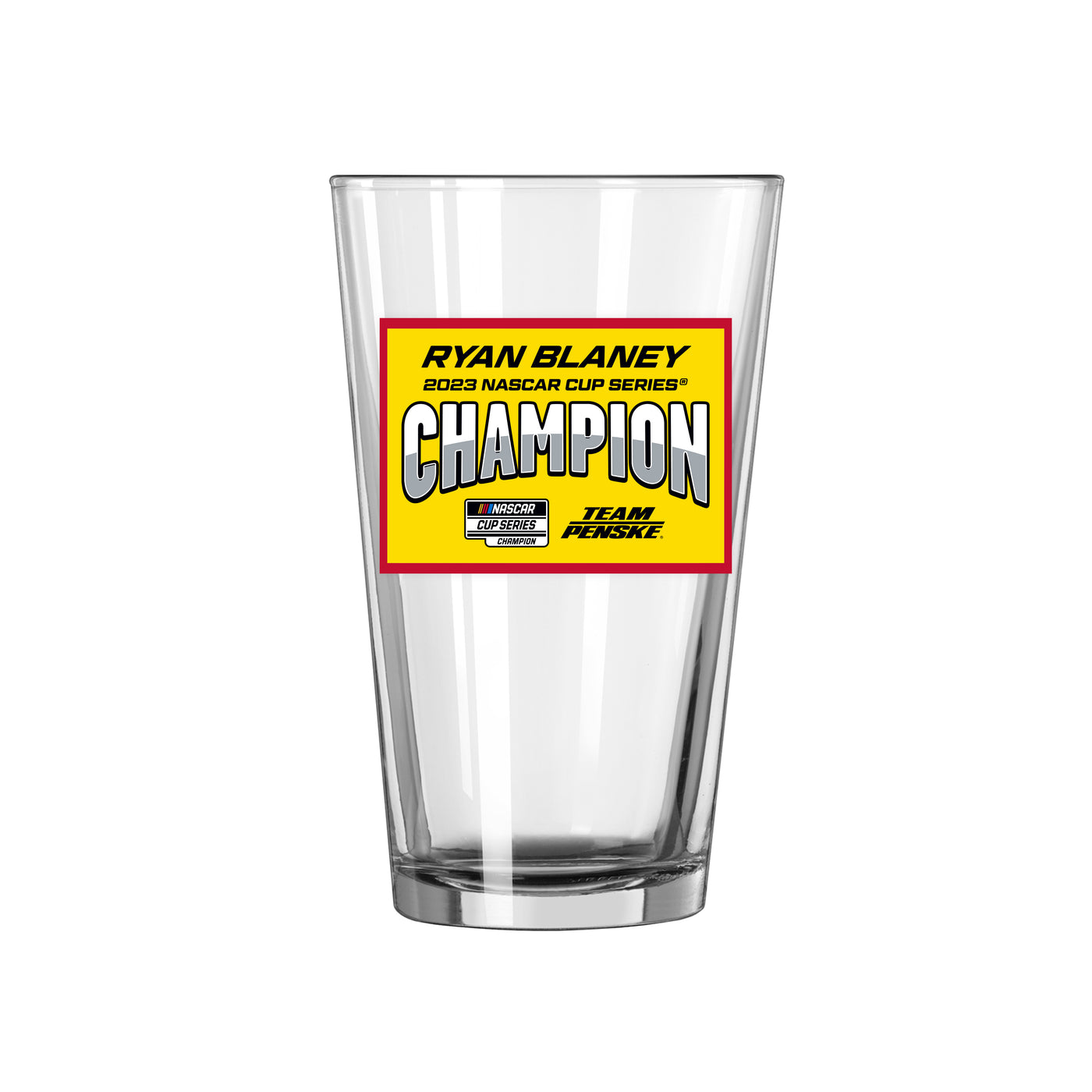 Ryan Blaney 16oz 2023 Nascar Cup Champ Pint Glass