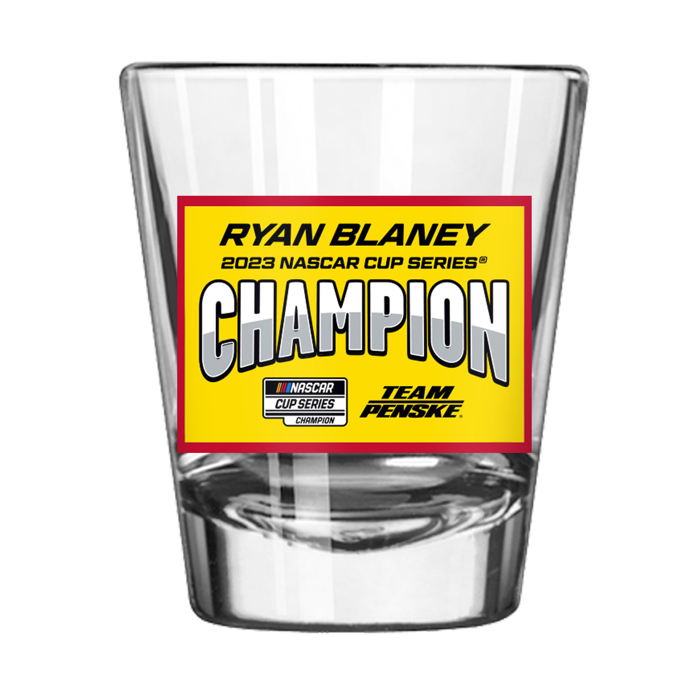 Ryan Blaney 2oz 2023 Nascar Cup Champ Shot Glass