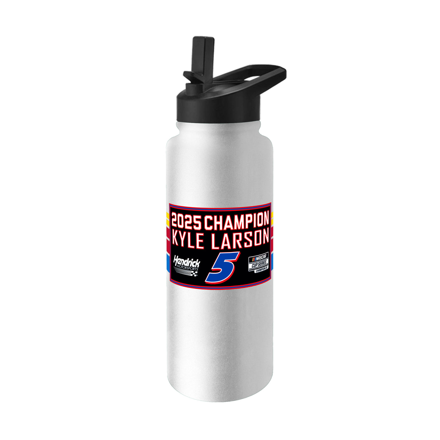 Kyle Larson 2025 Nascar Cup Champion 34oz Quencher Bottle