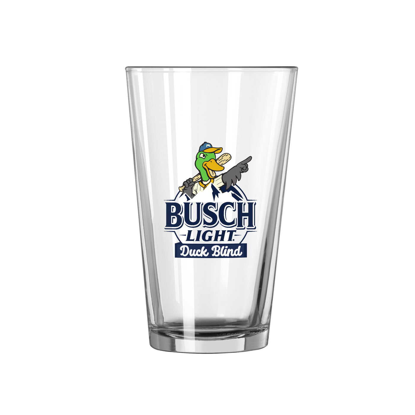 Madison Mallards 16oz Logo Pint Glass