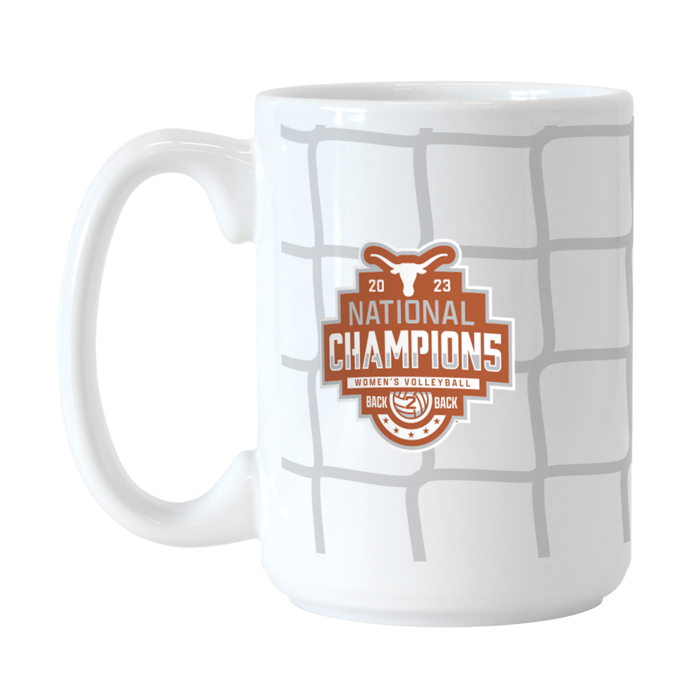 Texas 15oz 2023 Women’s Volleyball Champions Sublimated Mug