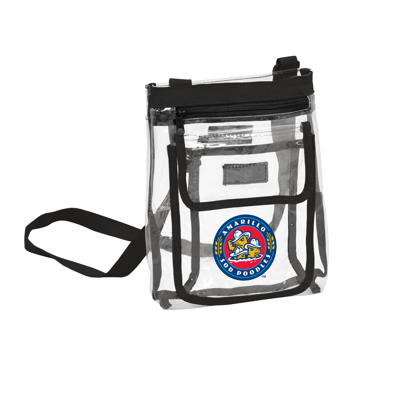 Amarillo Sod Poodle Clear Crossbody Tote