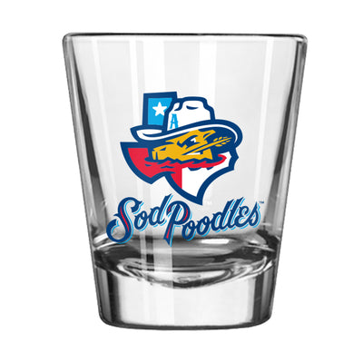 Amarillo Sod Poodle State Logo 2oz Shot Glass