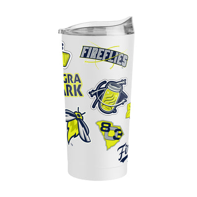 Columbia Fireflies 20oz Native Powder Coat Tumbler