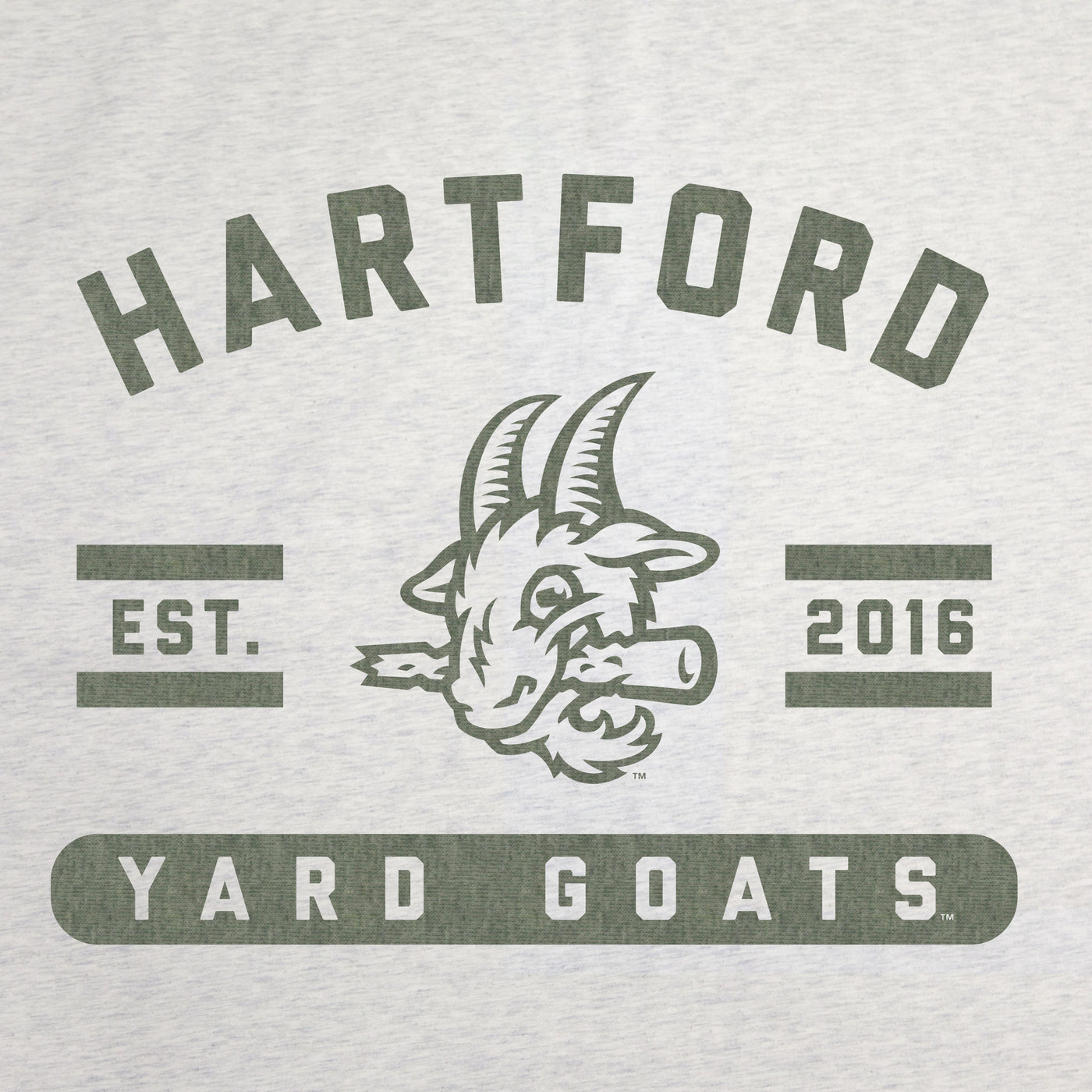 Hartford Yard Goats Hunter Logo Sublimated Sweatshirt Blanket