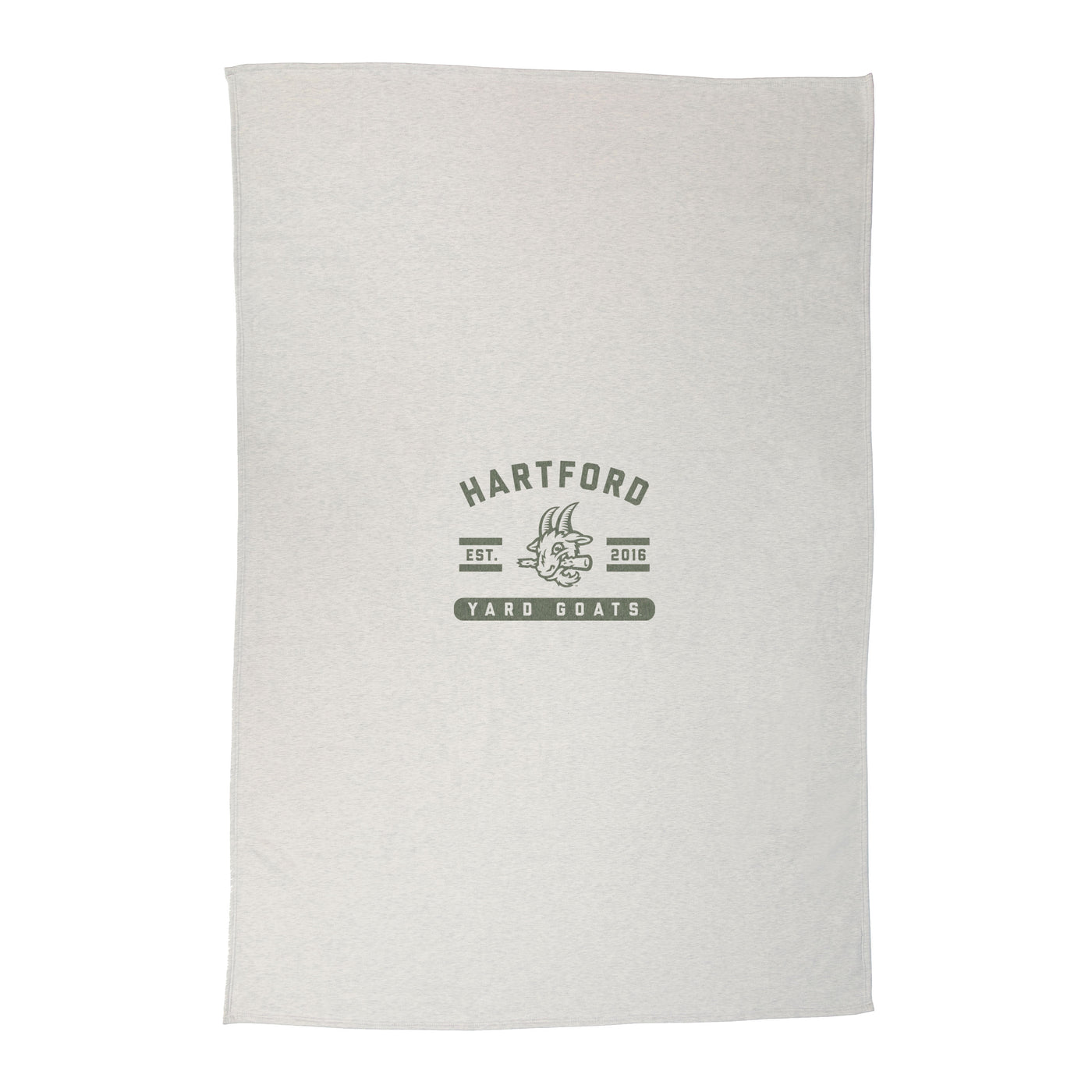 Hartford Yard Goats Hunter Logo Sublimated Sweatshirt Blanket