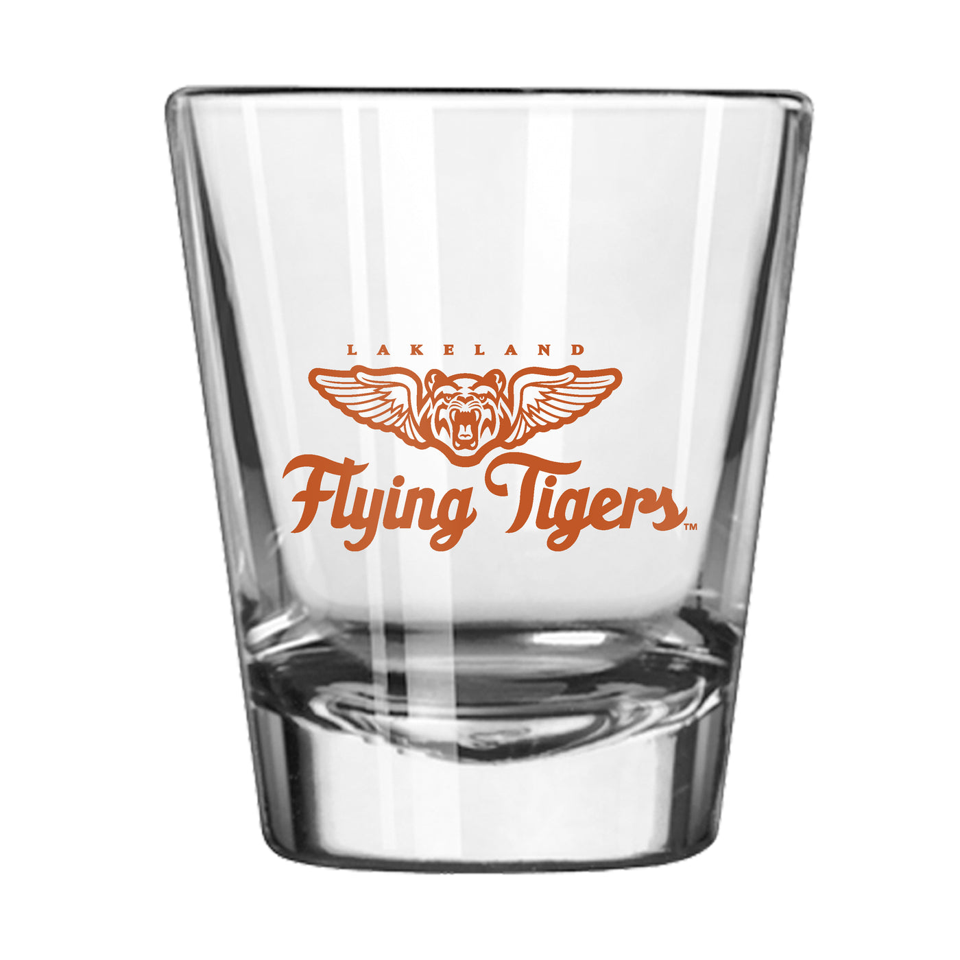 Lakeland Flying Tigers 2oz Gameday Shot Glass