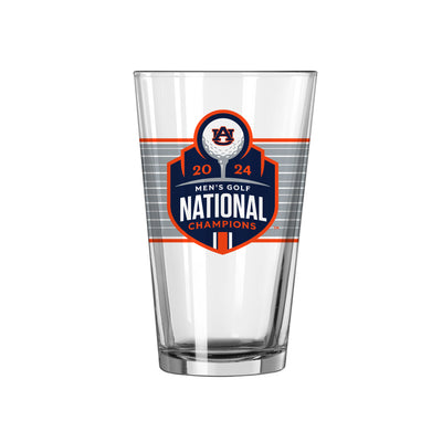 Auburn 16oz 2024 Mens Golf Champions Pint Glass