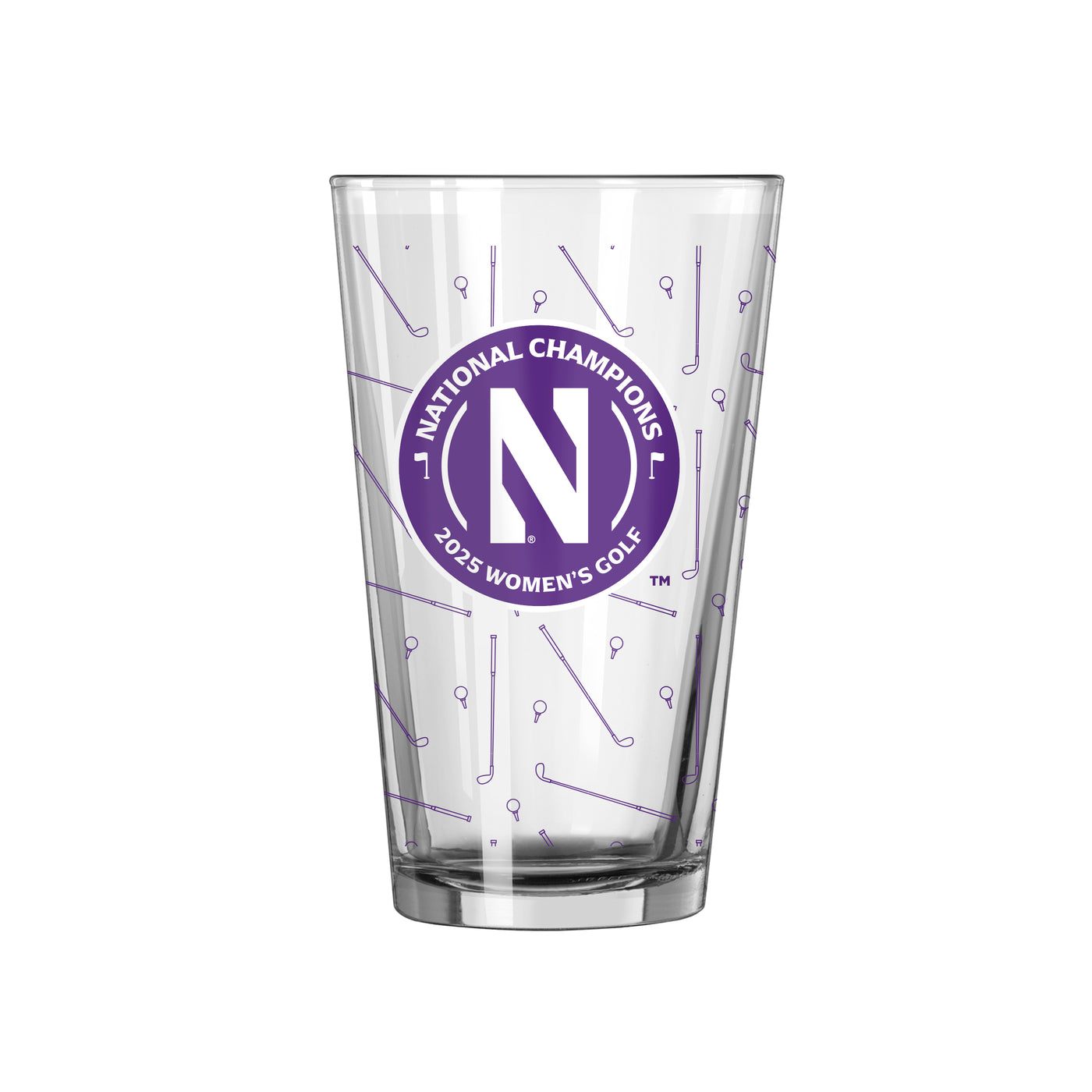 2025 Womens Golf Champions 16oz Pint Glass