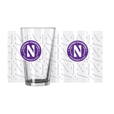 2025 Womens Golf Champions 16oz Pint Glass