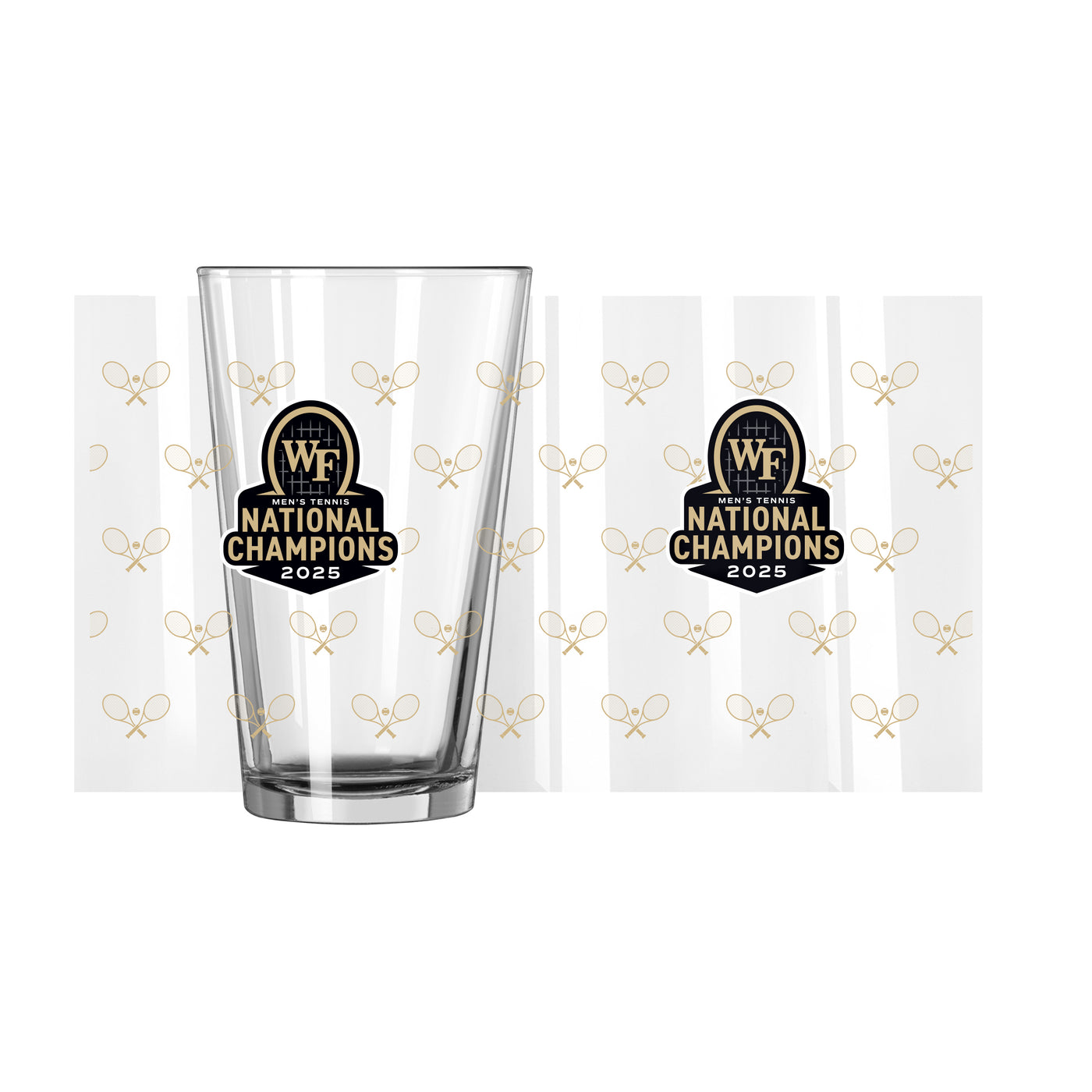 2025 Mens Tennis Champions 16oz Pint Glass