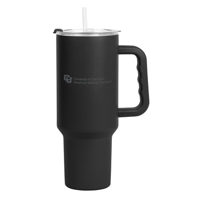 Colorado - Anschutz Medical Campus Black 40oz Tonal Powder Coat Tumbler