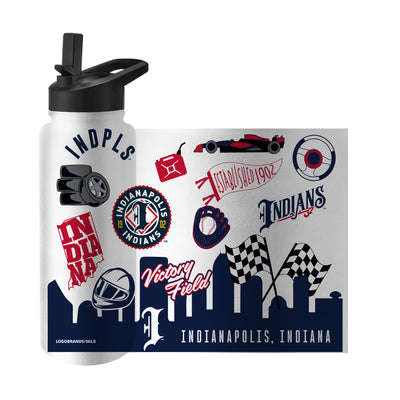 Indianapolis Indians 34oz Native Quencher Bottle
