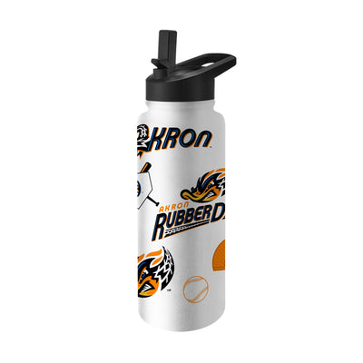 Akron RubberDucks 34oz Native Quencher Bottle