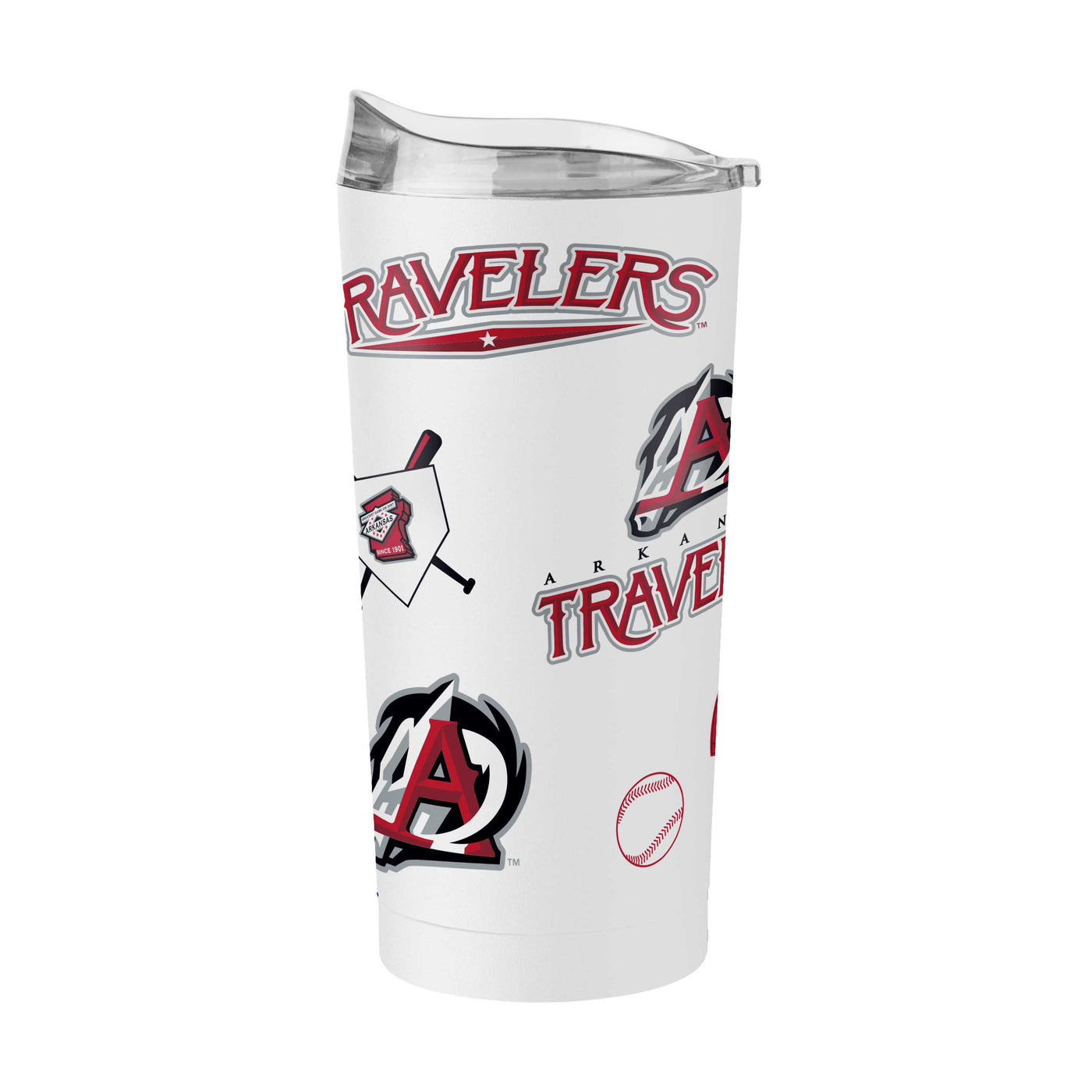 Arkansas Travelers 20oz Native Powder Coat Tumbler