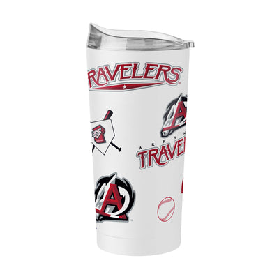 Arkansas Travelers 20oz Native Powder Coat Tumbler