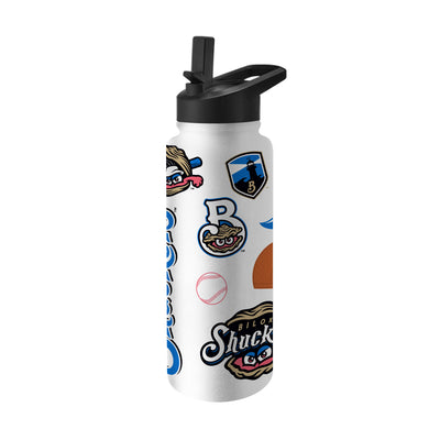 Biloxi Shuckers 34oz Native Quencher Bottle