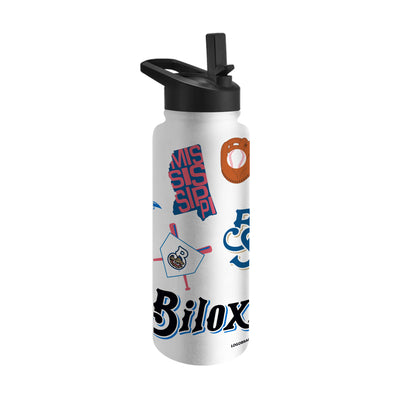 Biloxi Shuckers 34oz Native Quencher Bottle
