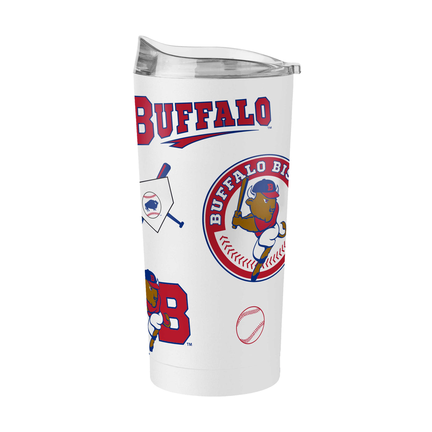 Buffalo Bisons 20oz Native Powder Coat Tumbler
