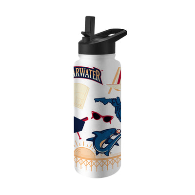 Clearwater Threshers 34oz Native Quencher Bottle