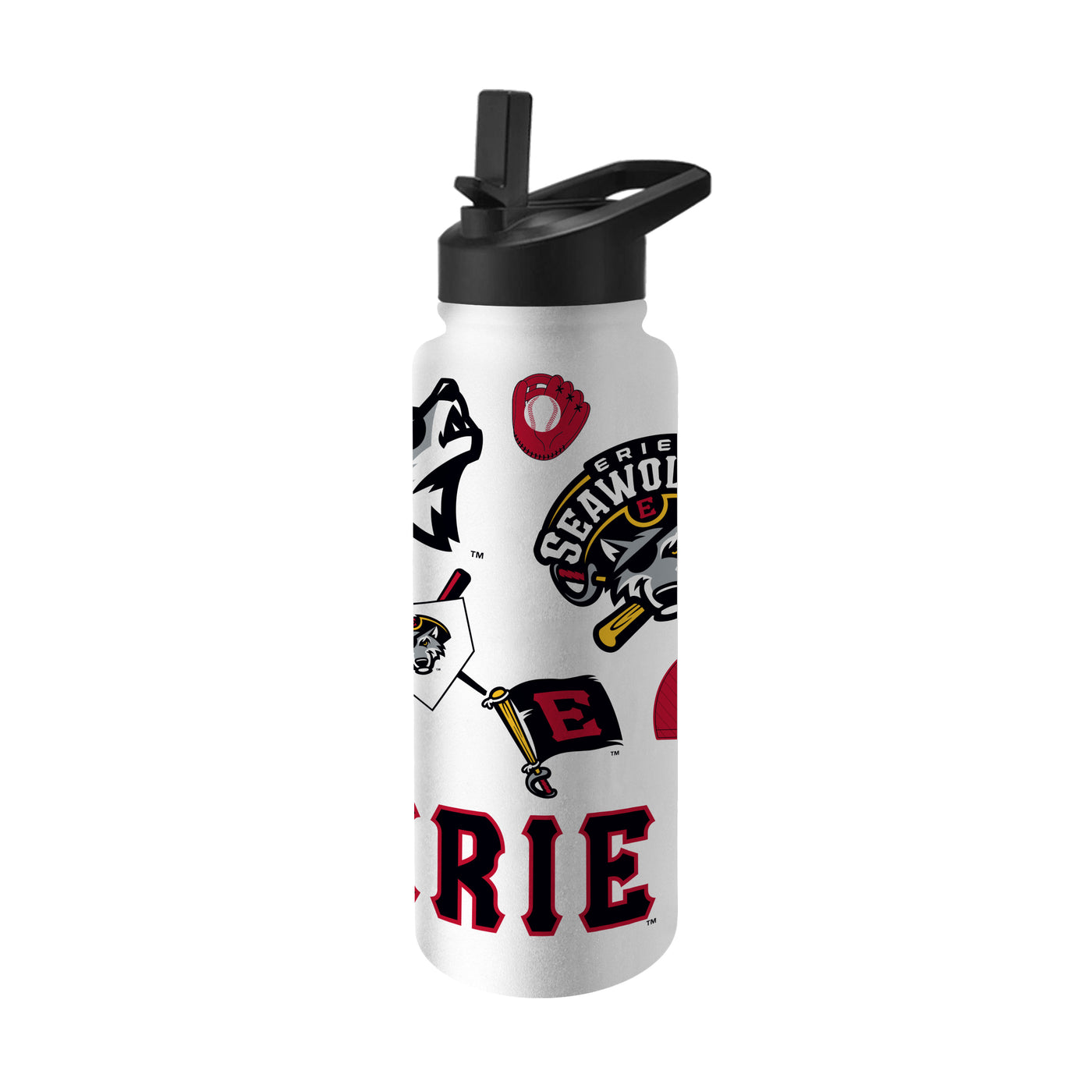 Erie SeaWolves 34oz Native Quencher Bottle