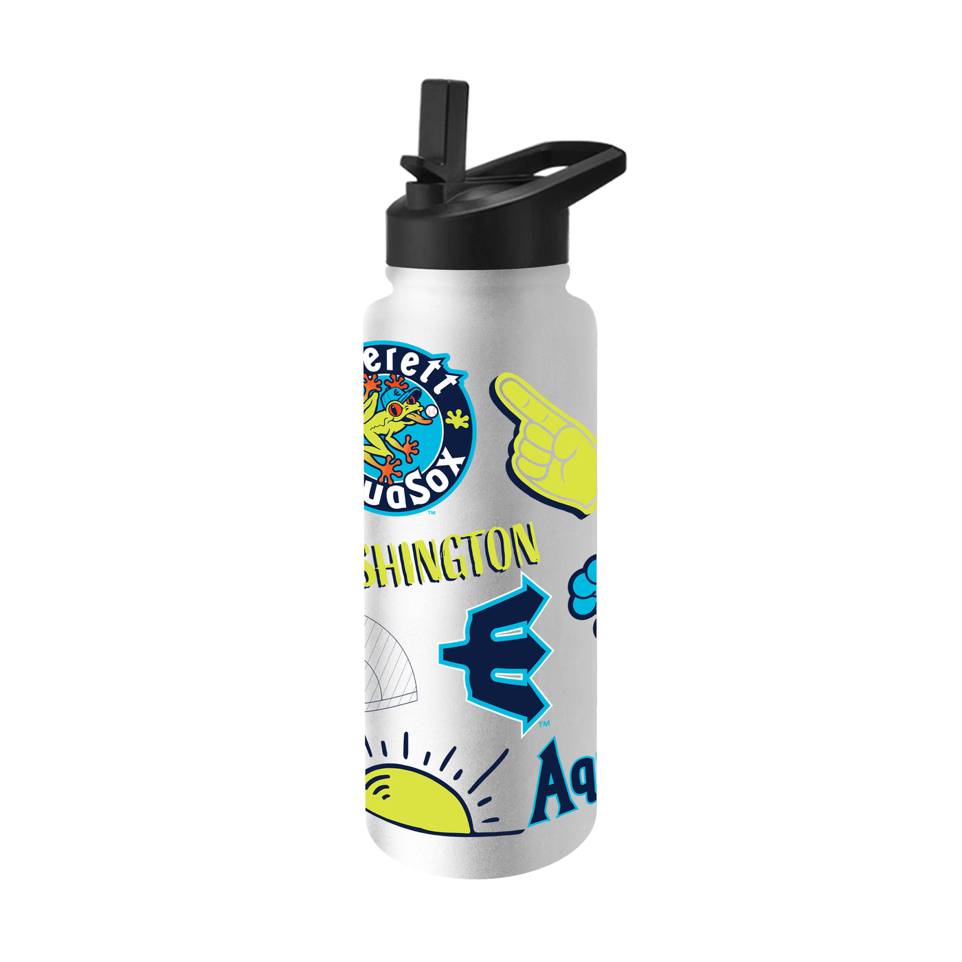Everett AquaSox 34oz Native Quencher Bottle