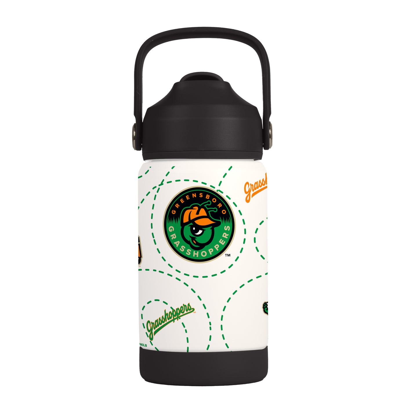 Greensboro Grasshoppers 12oz SS Kids Bottle