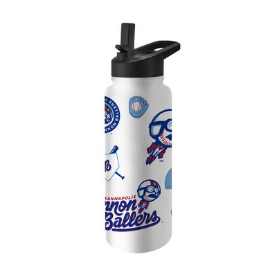Kannapolis Cannon Ballers 34oz Native Quencher Bottle
