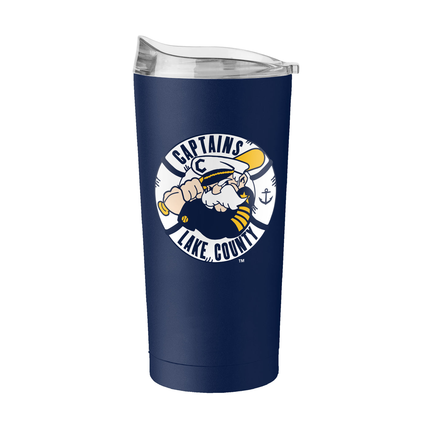 Lake County Captains 20oz Flipside Powder Coat Tumbler