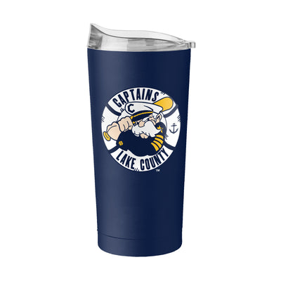 Lake County Captains 20oz Flipside Powder Coat Tumbler