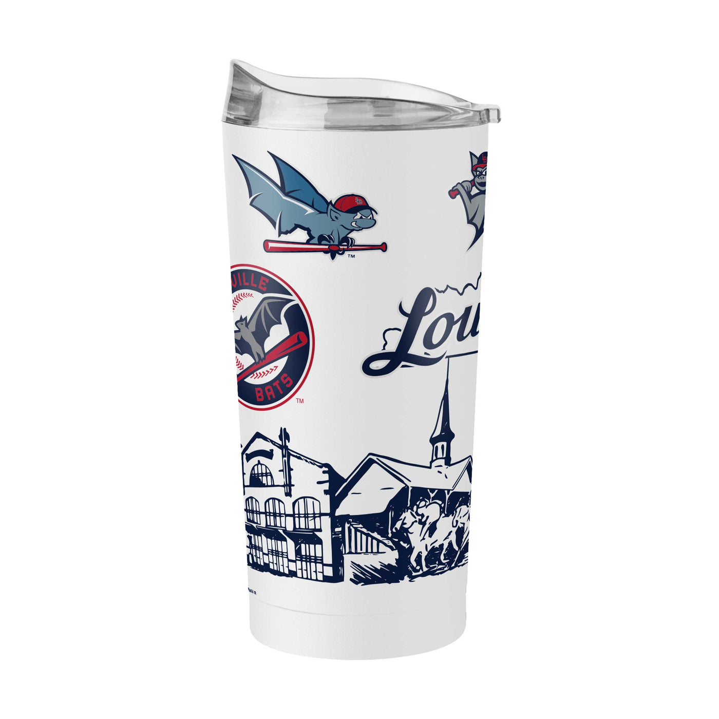 Louisville Bats 20oz Native Powder Coat Tumbler