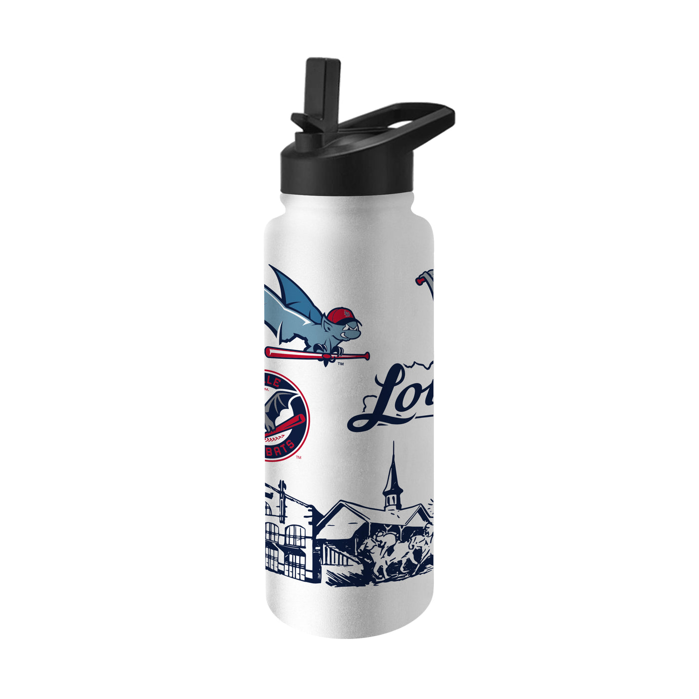 Louisville Bats 34oz Native Quencher Bottle