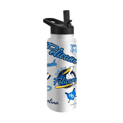 Myrtle Beach Pelicans 34oz Native Quencher Bottle