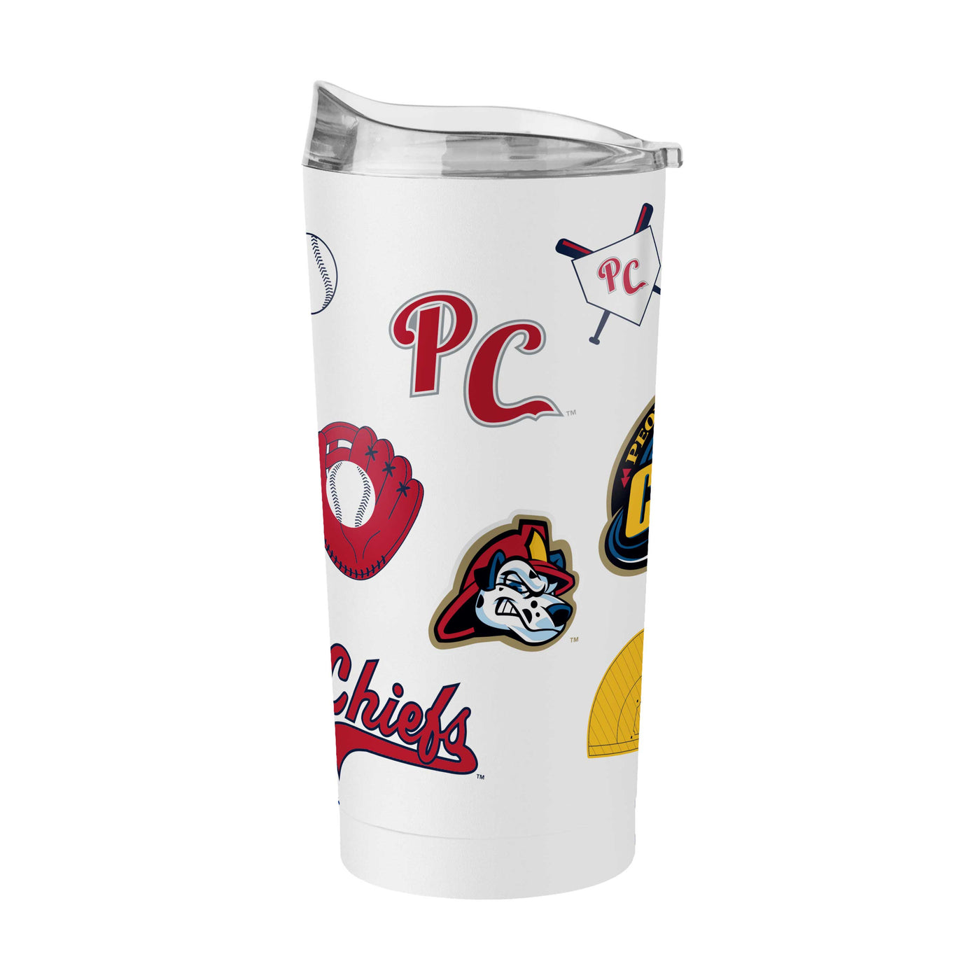 Peoria Chiefs 20oz Native Powder Coat Tumbler