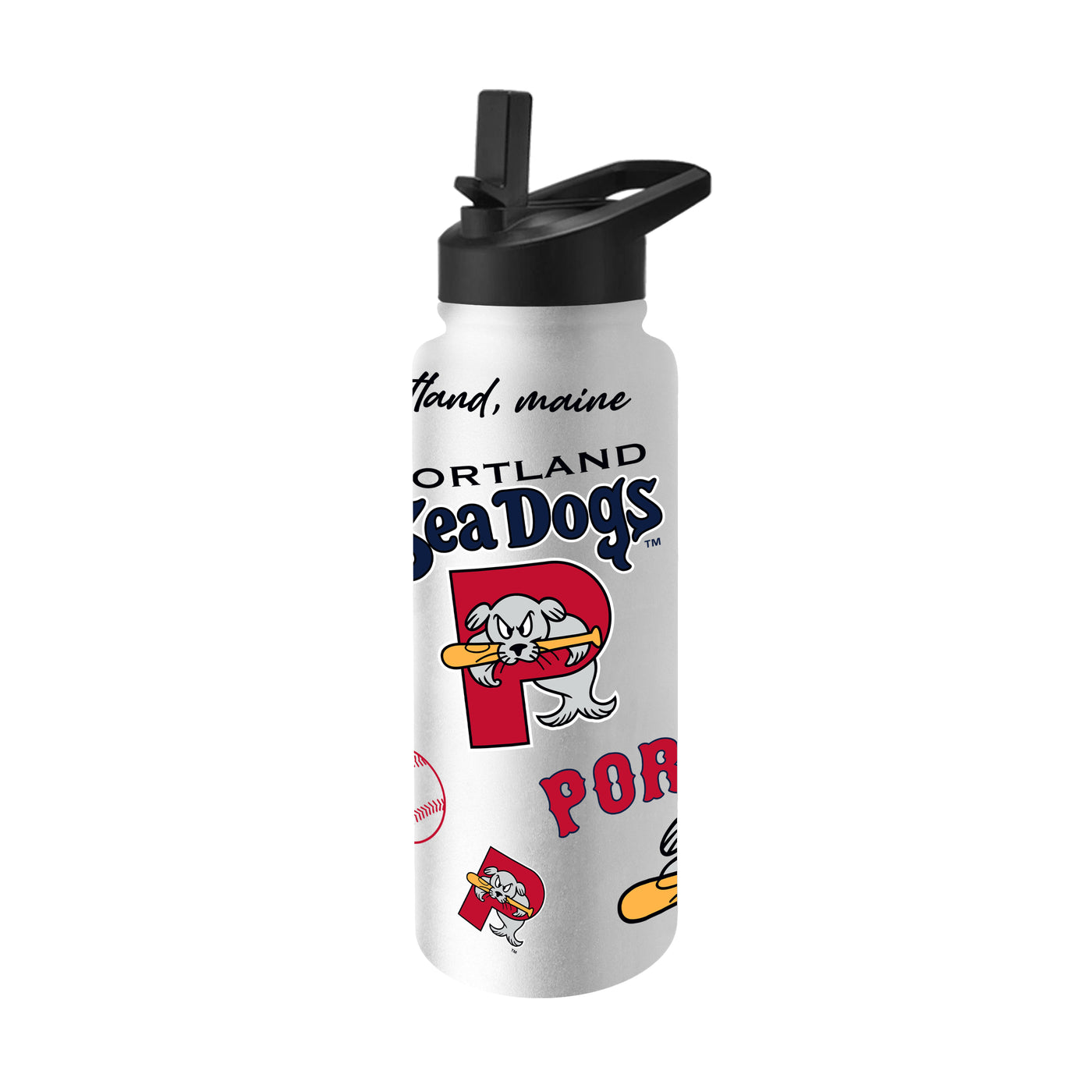 Portland Sea Dogs 34oz Native Quencher Bottle