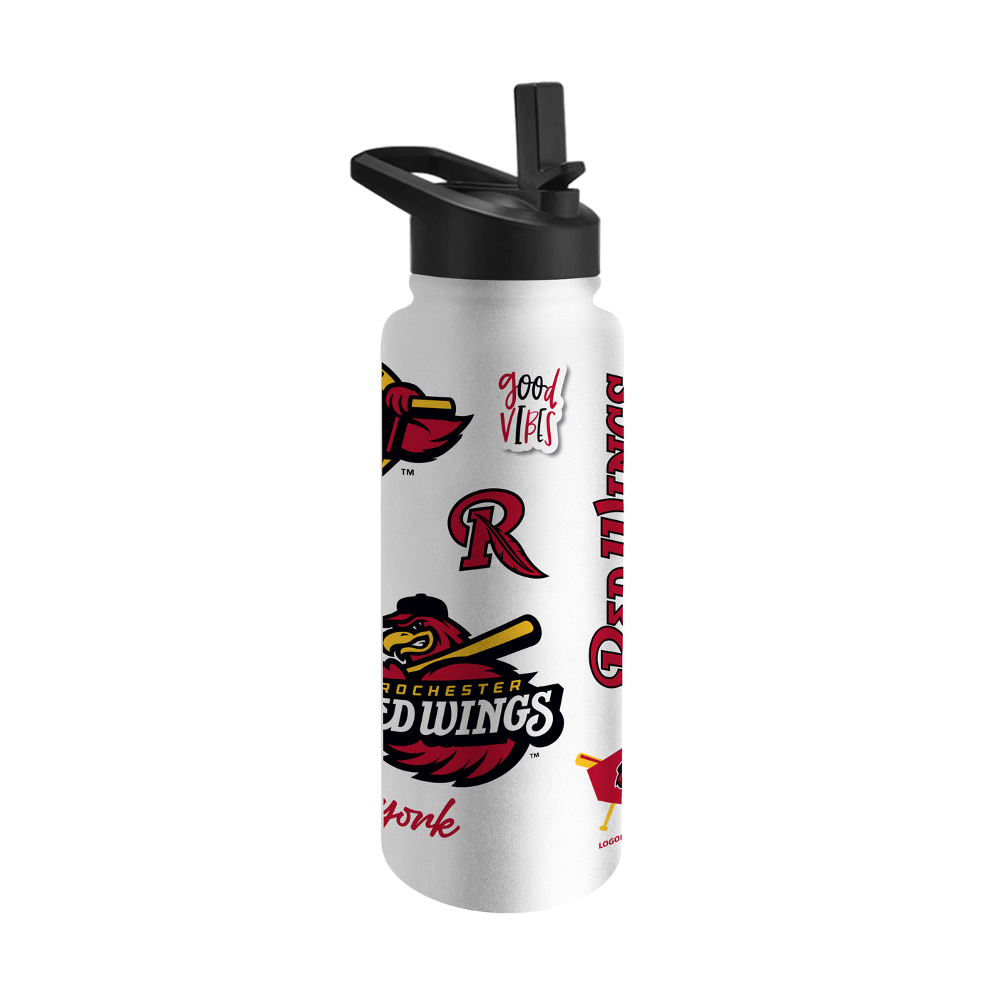 Rochester Red Wings 34oz Native Quencher Bottle