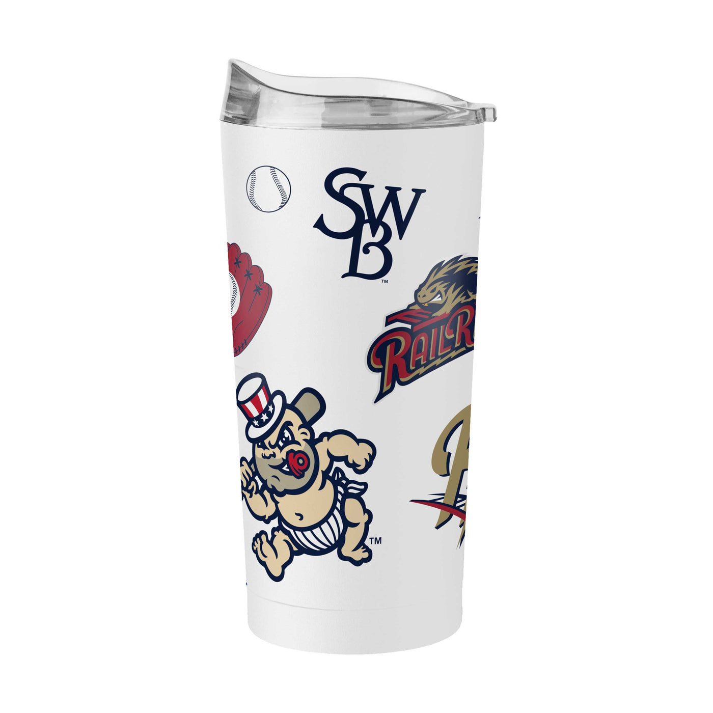Scranton/Wilkes-Barre RailRiders 20oz Native Powder Coat Tumbler