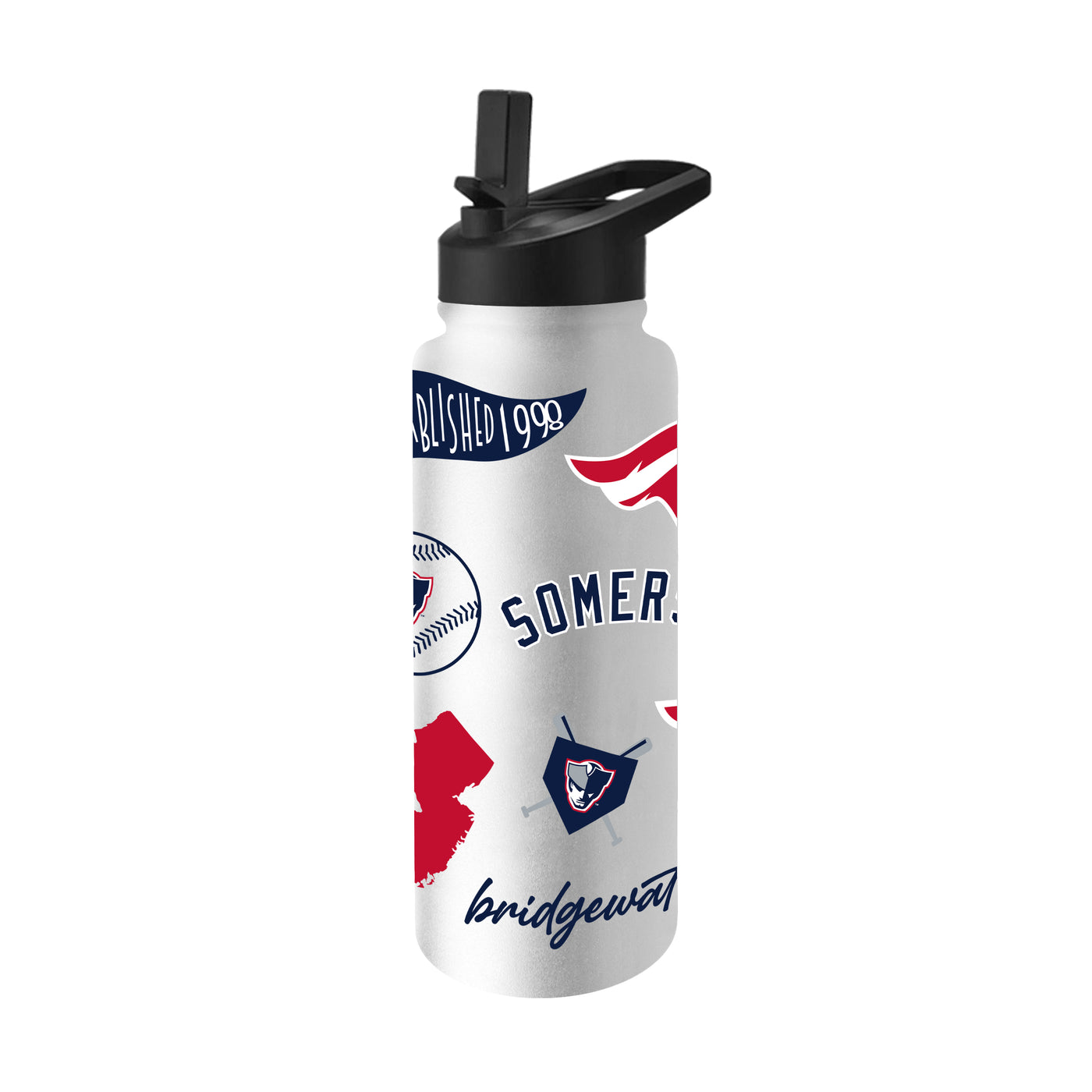 Somerset Patriots 34oz Native Quencher Bottle