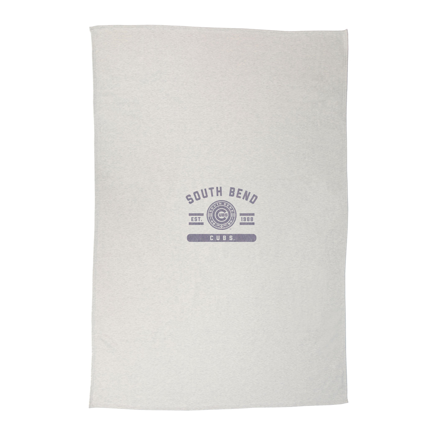 South Bend Cubs Sublimated Sweatshirt Blanket