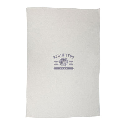 South Bend Cubs Sublimated Sweatshirt Blanket