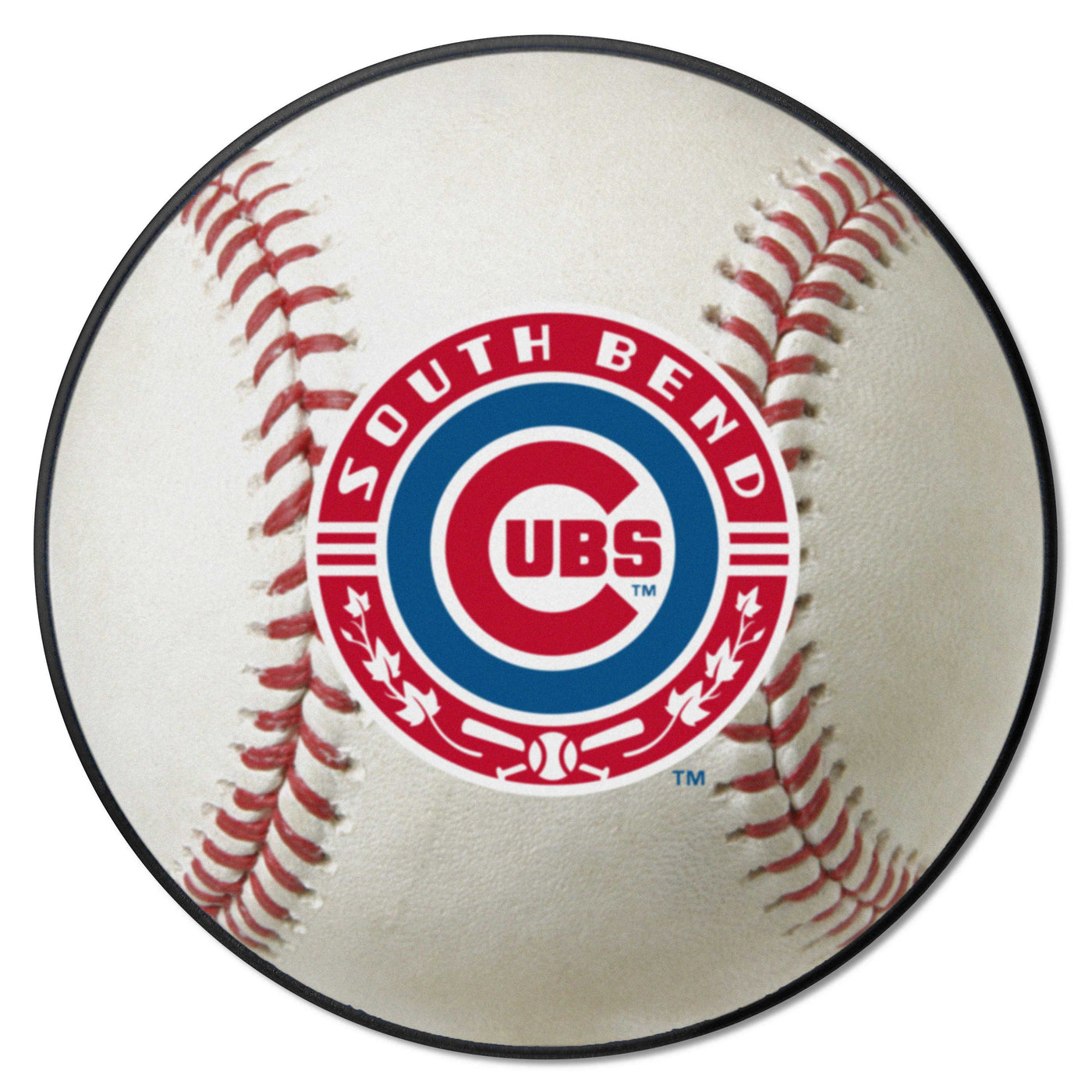 South Bend Cubs 27in Home Jersey Round Mat