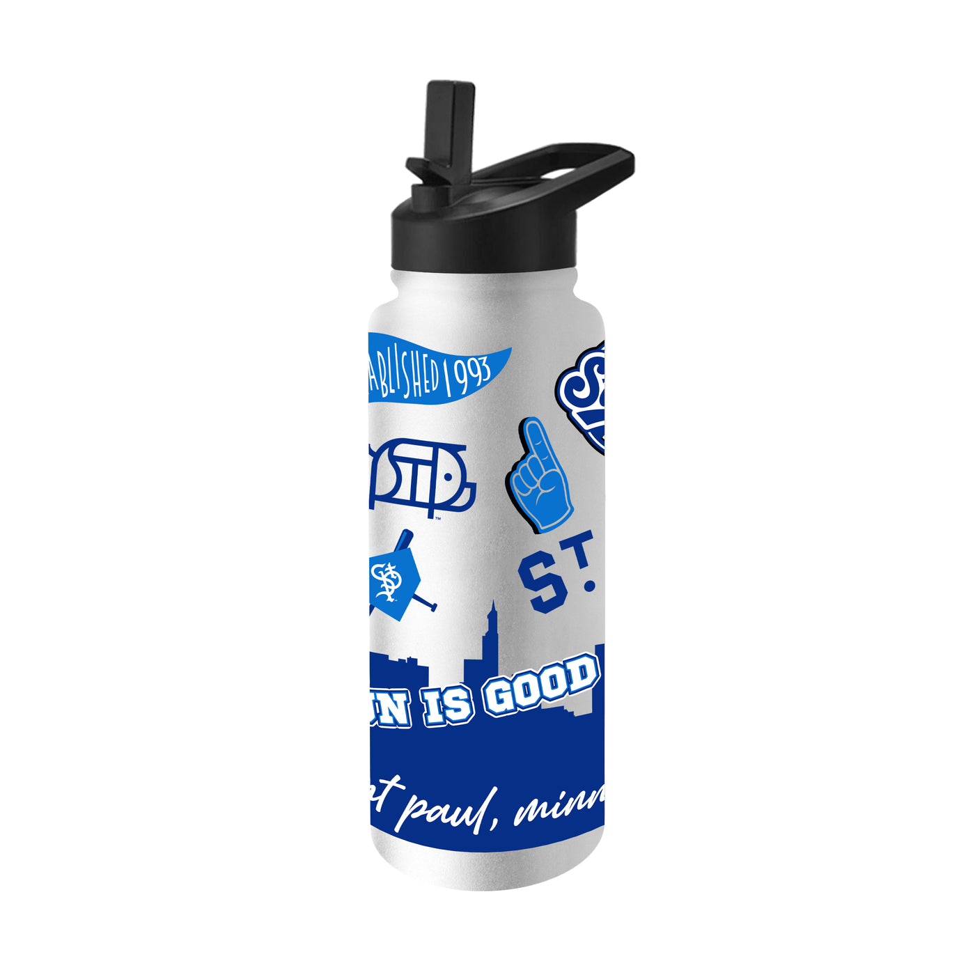 St. Paul Saints 34oz Native Quencher Bottle